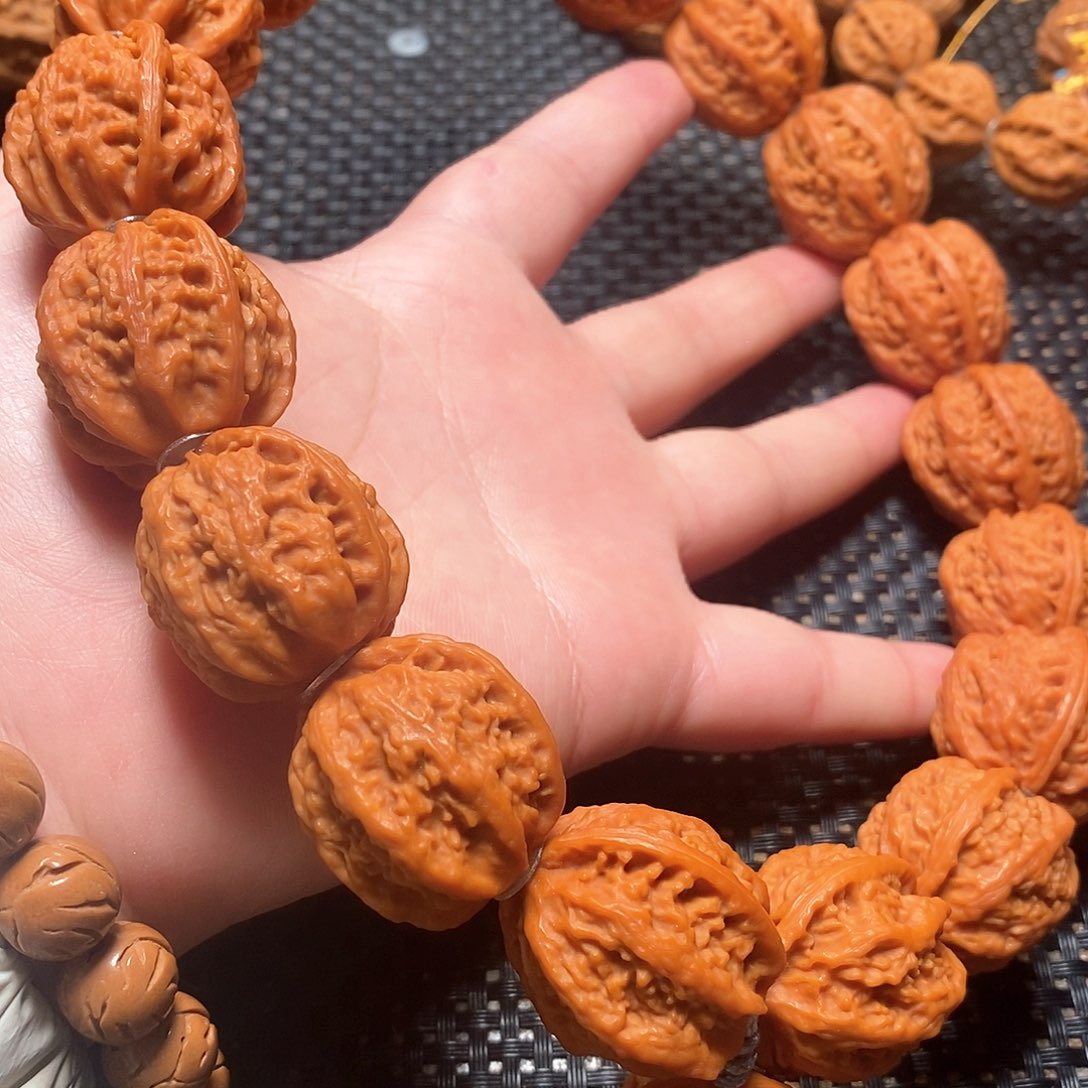 文玩核桃手串用****3八棱麒麟纹