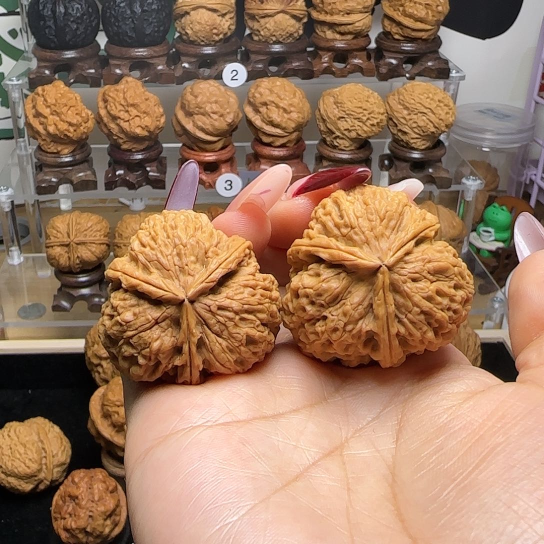 呼***姐把件文玩核桃2…………水龙纹