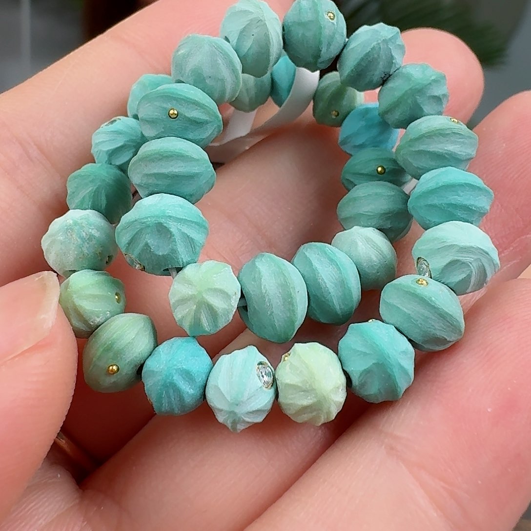 绿松石珠宝奇石未镶嵌