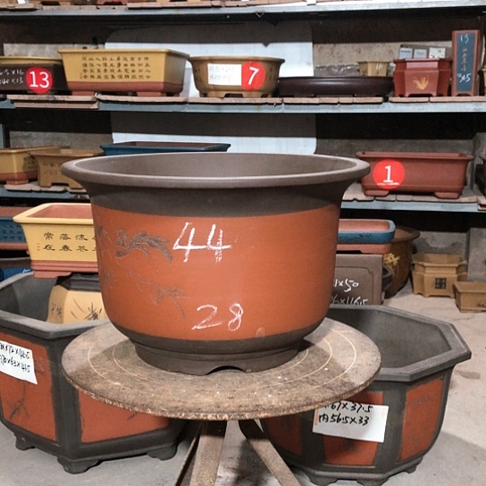 紫砂紫砂花盆包邮