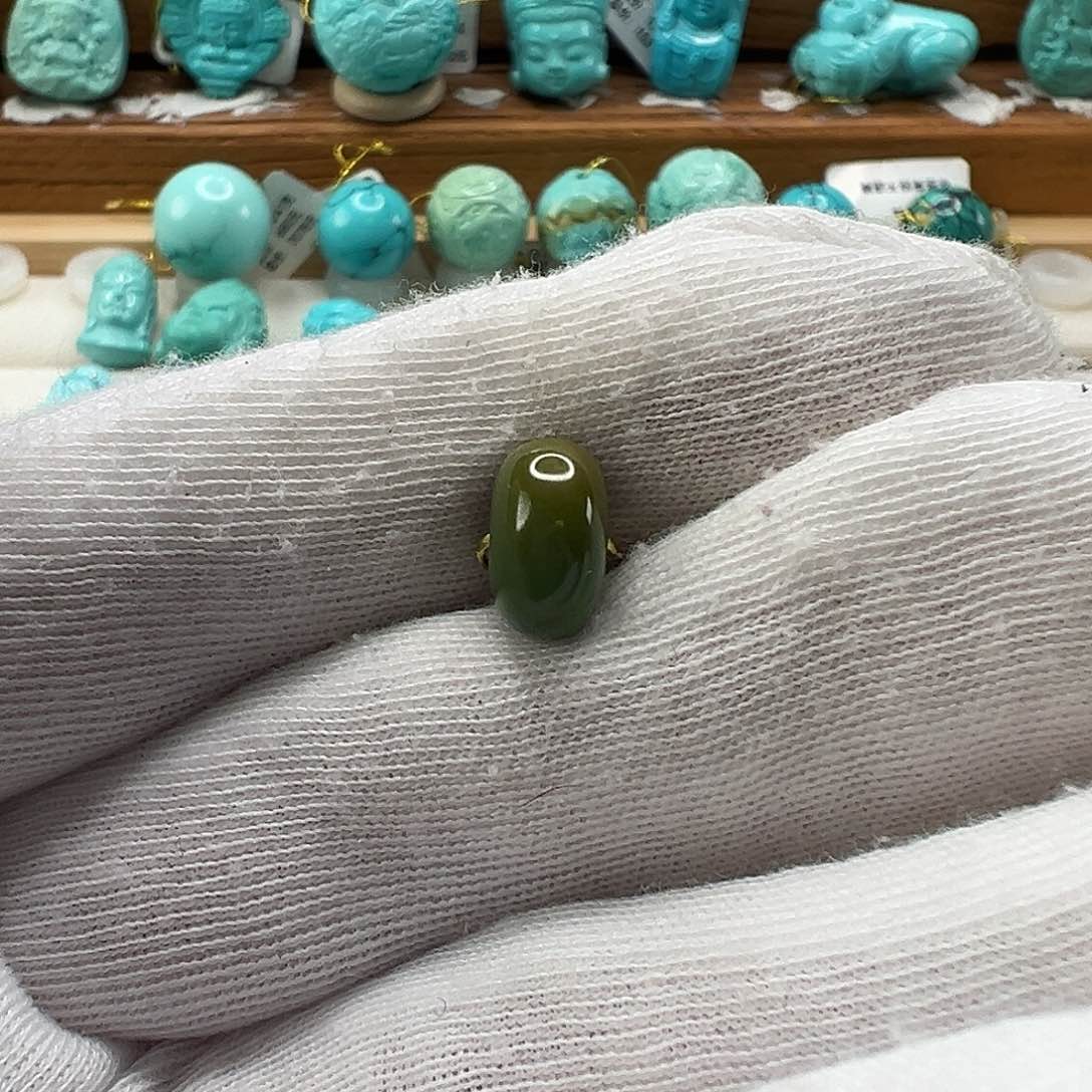 绿松石鼓珠 未镶嵌