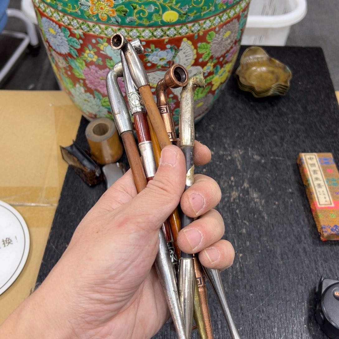 铜日本中古工艺品摆件