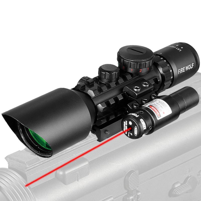 3-10倍望远镜带红外激光一体