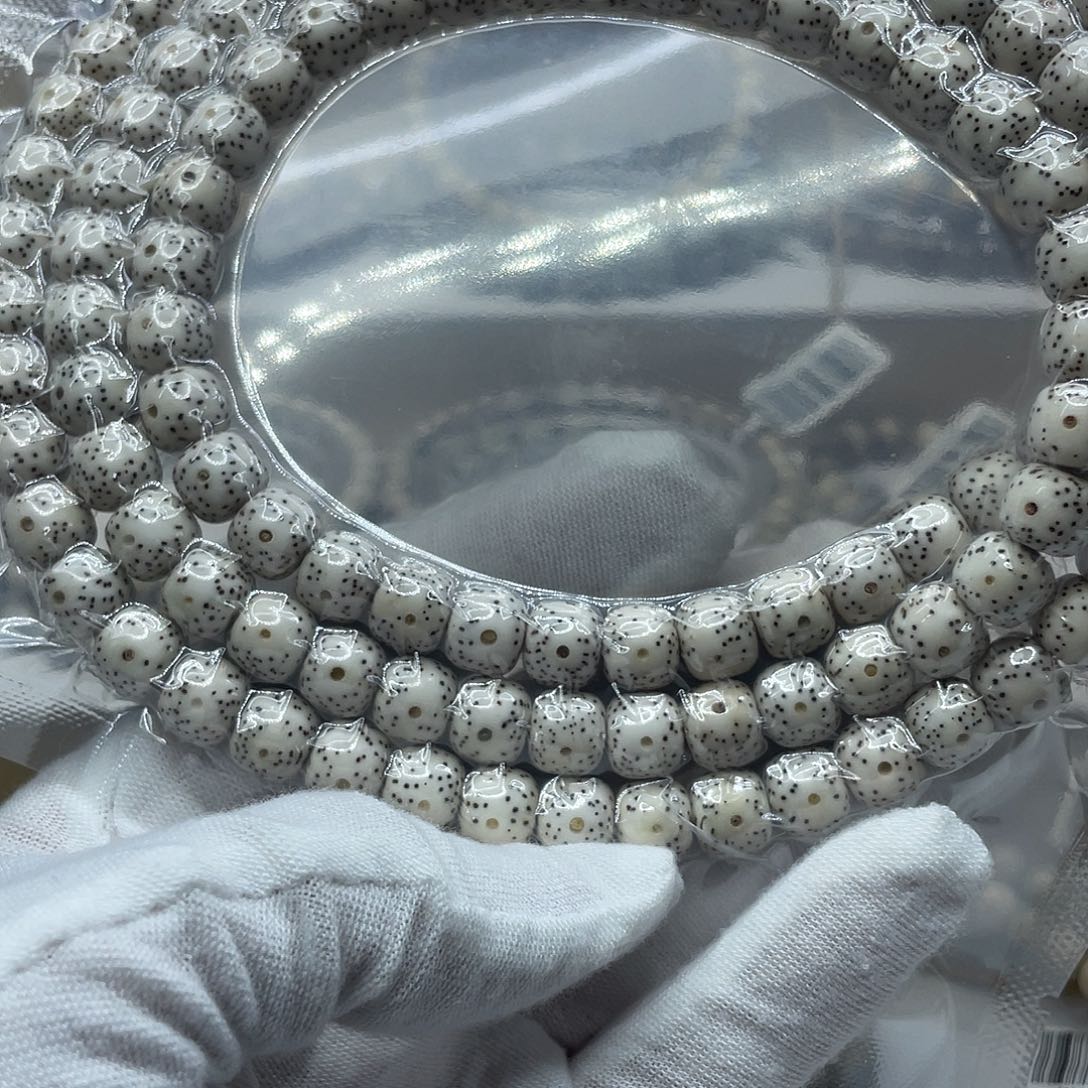 星月菩提吊坠9-8原白长串月朗星稀L99