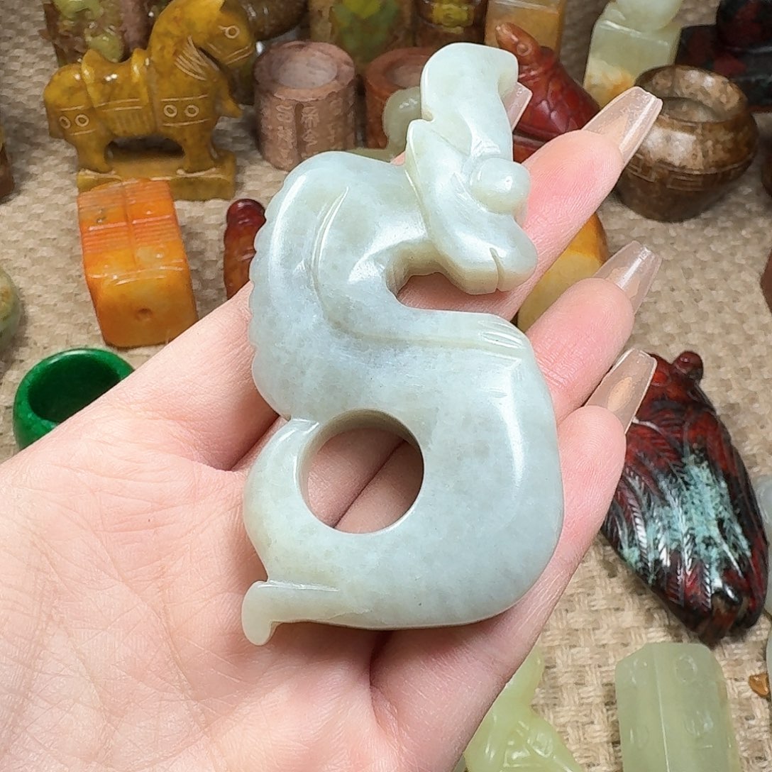 白玉菩提吊坠挂件