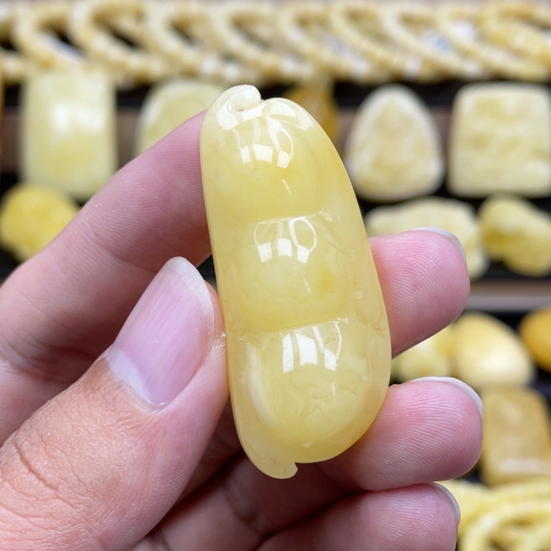 琥珀未镶嵌裸石琥珀蜜蜡