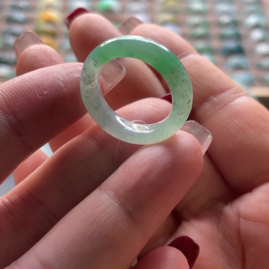 翡翠戒指未镶嵌戒指16