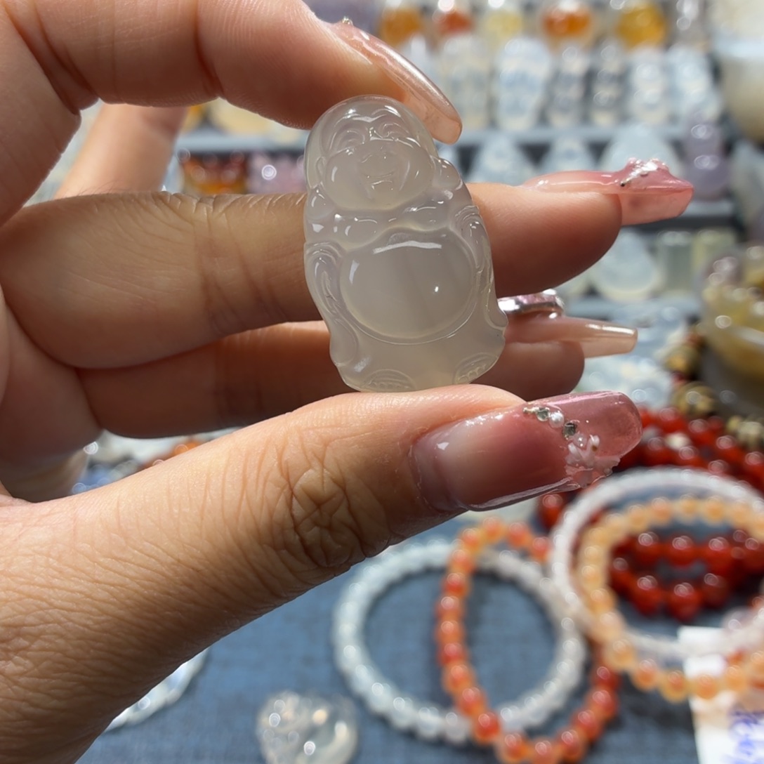 玛瑙/玉髓未镶嵌吊坠(不含链)