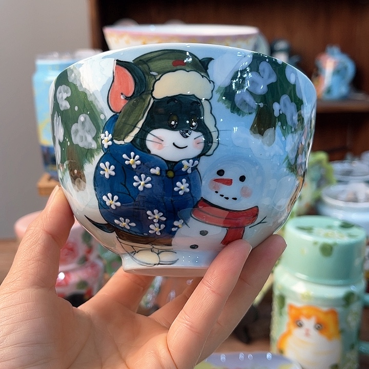 陶景德镇釉下手陶瓷 