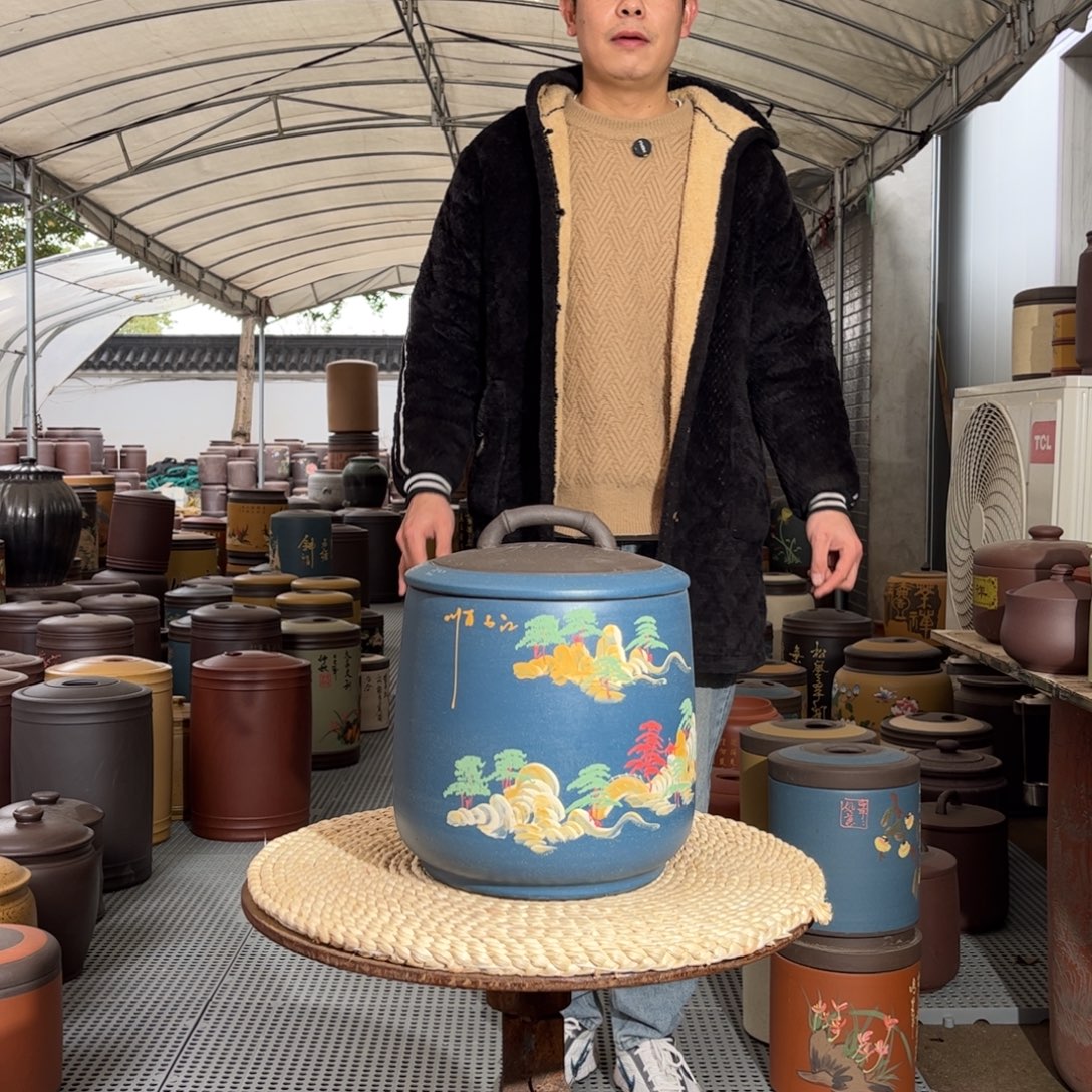 茶叶罐紫砂8 饼茶叶罐