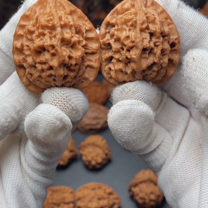 把件文玩核桃亲*秦岭野生秦鸡