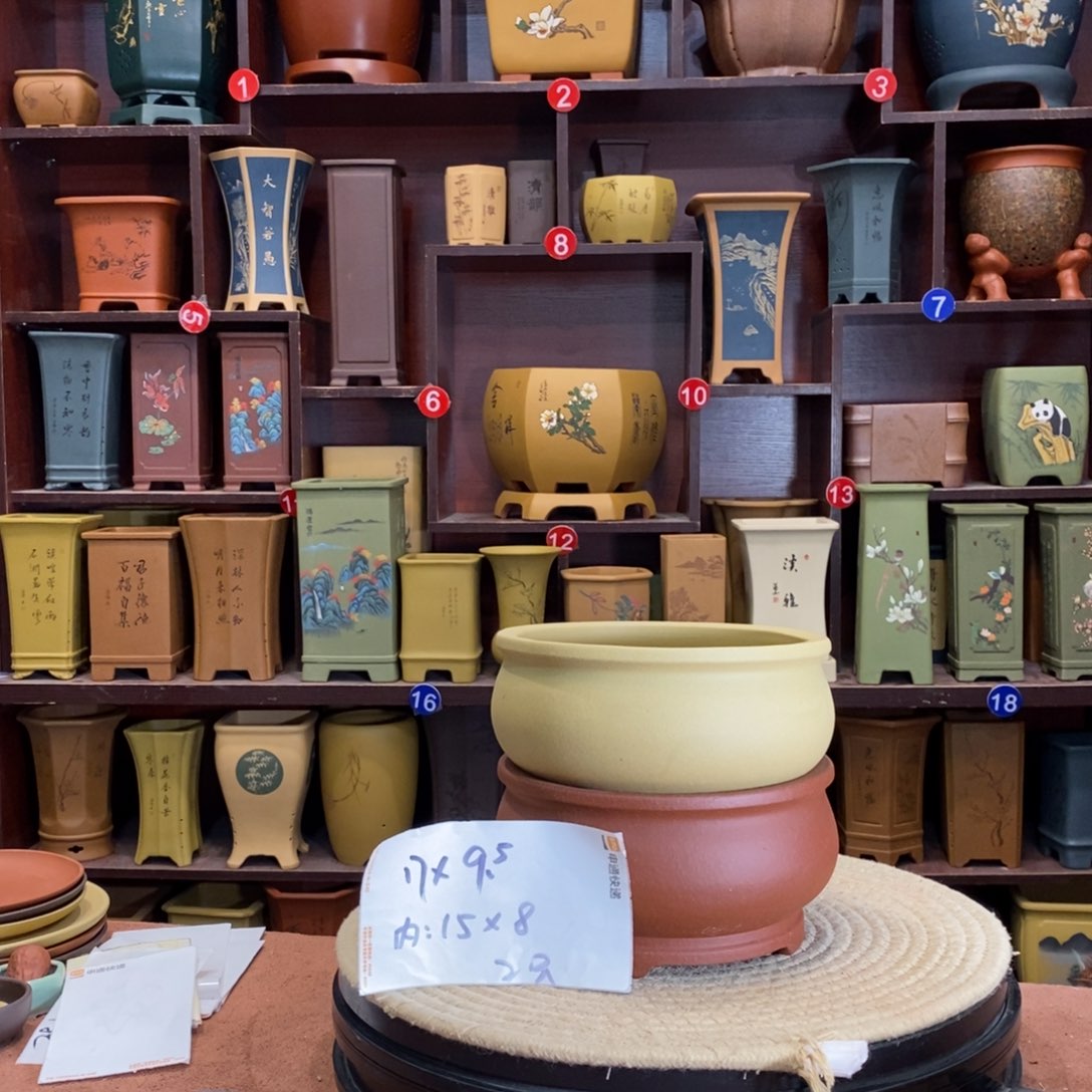 紫砂花盆紫砂花盆