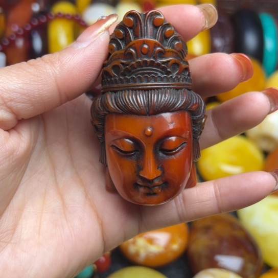 琥珀手串未镶嵌蜜蜡