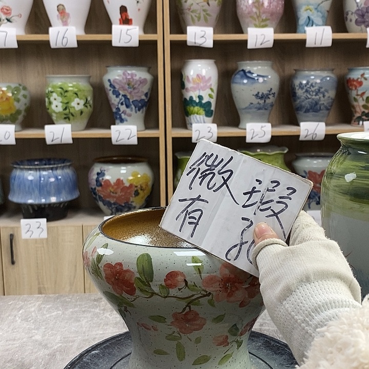 缸1xc景德镇陶瓷花盆