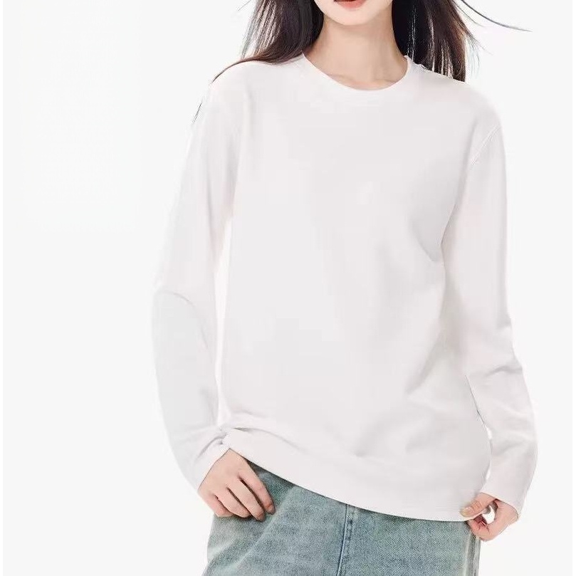 【极简圆领百搭T】圆领百搭休闲极简黑白双色Tee401