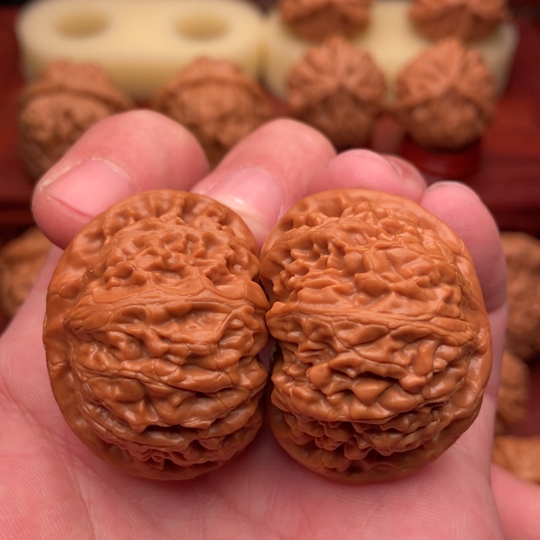 桃核把件精品宫灯40