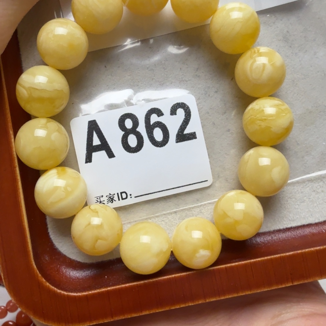 未镶嵌琥珀手串琥珀蜜蜡手串15mm+