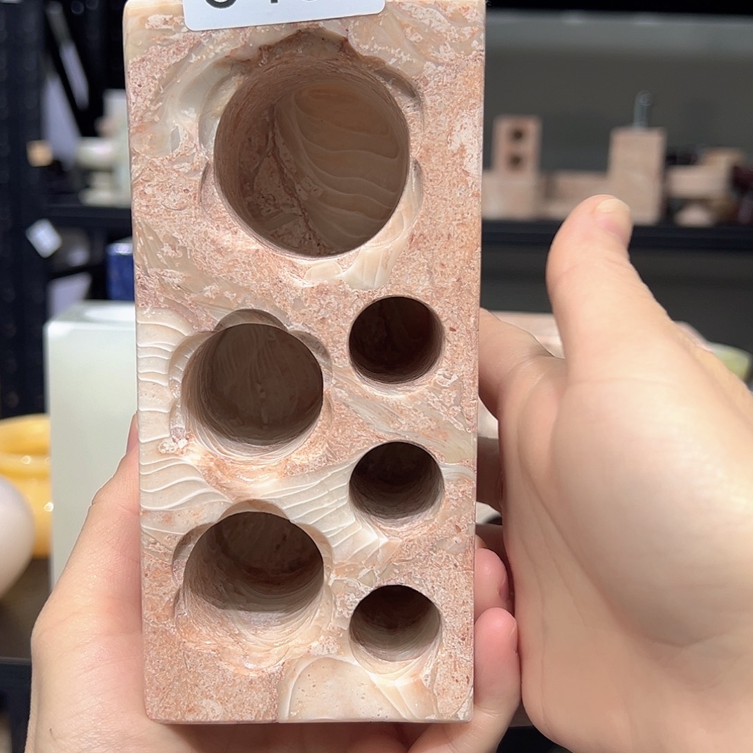 布***道石材6468贝壳粉牙刷架福利价不退不换