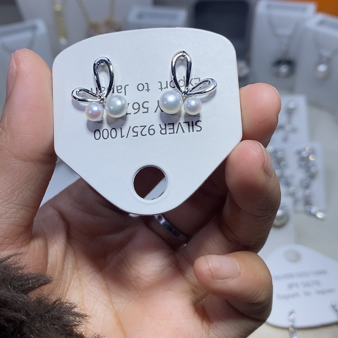 耳饰未镶嵌淡水珍珠