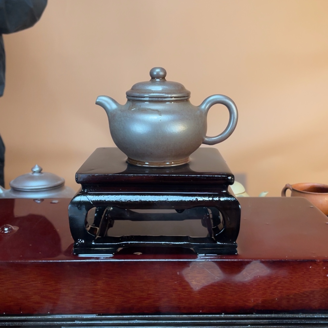 紫砂茶壶高端200cc紫泥掇只