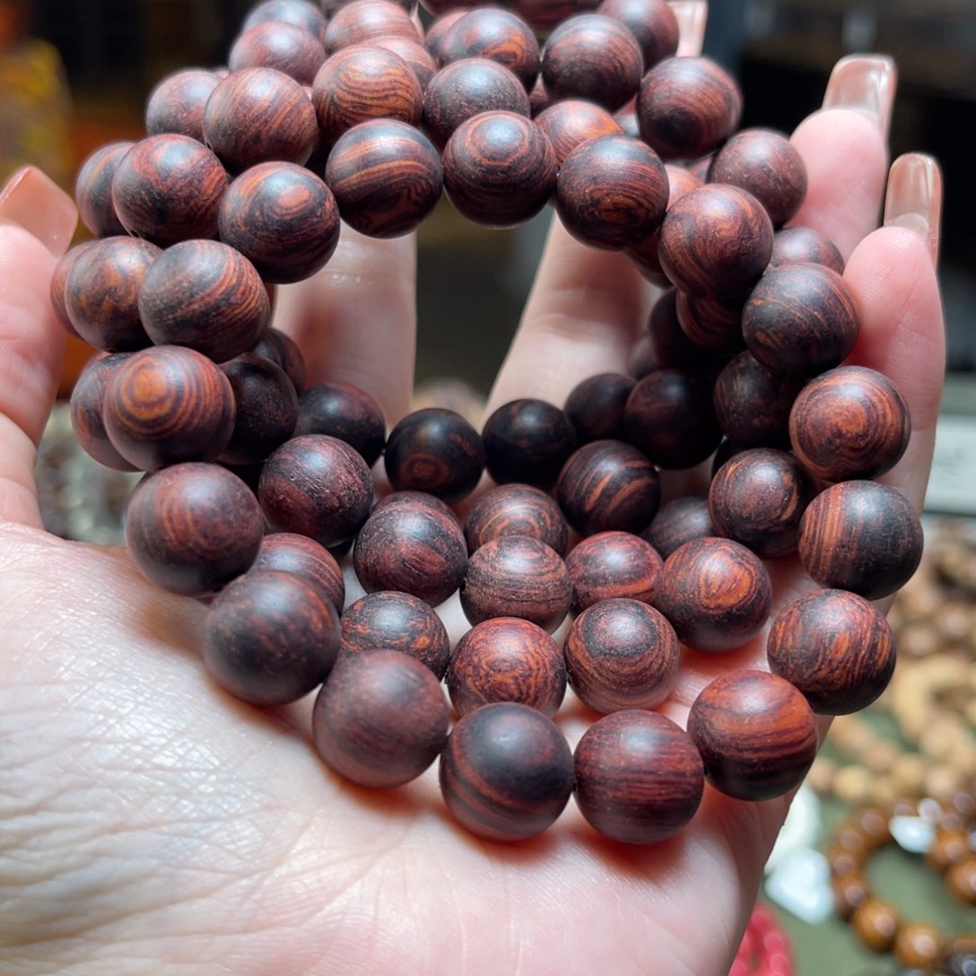 手串/手链降真香1.2红降粗抛445