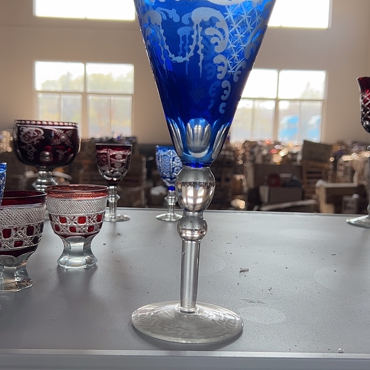 g***a水晶玻璃手柄款微瑕两个