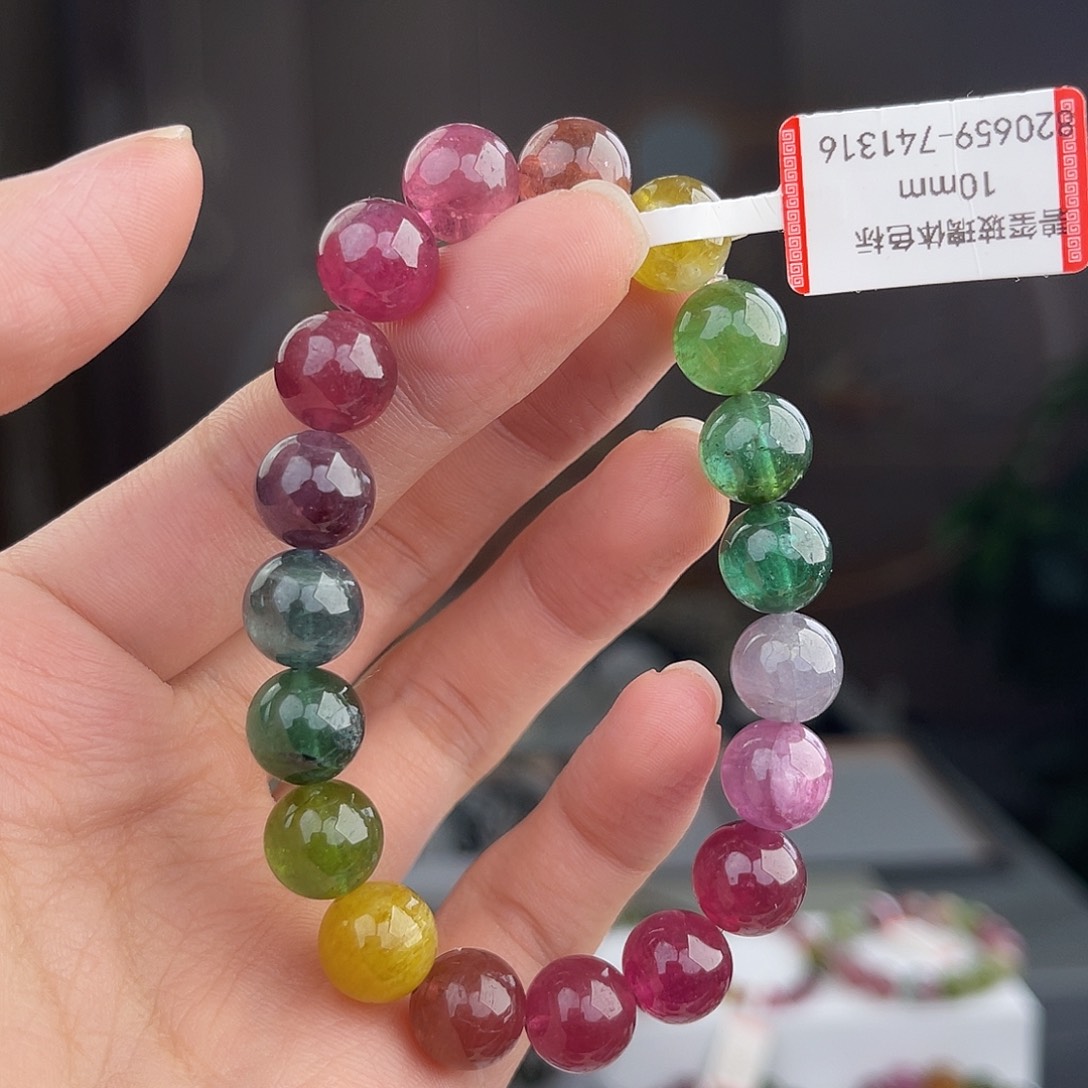 未镶嵌碧玺碧玺 10mm