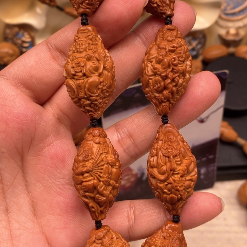 【闪购商品】橄榄核手串橄榄手工雕刻工艺