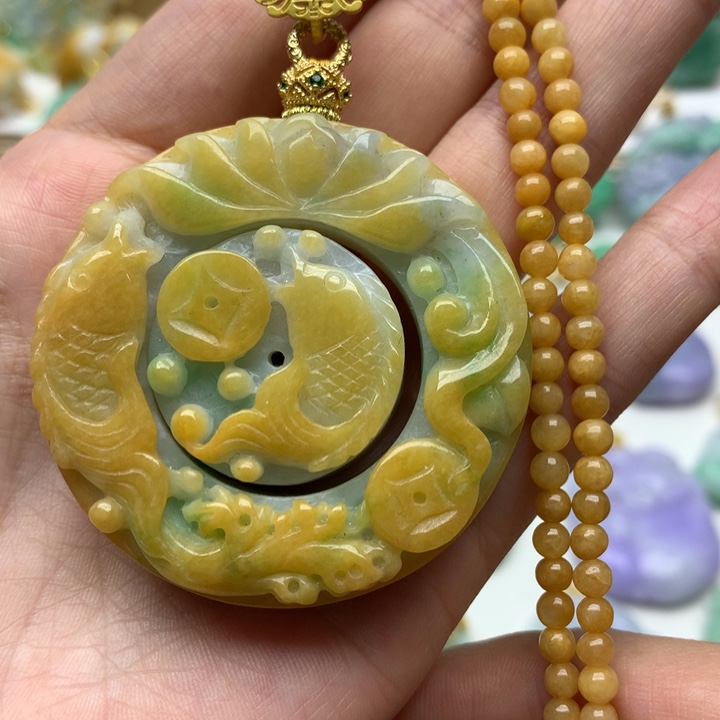 颈饰未镶嵌翡翠翡翠
