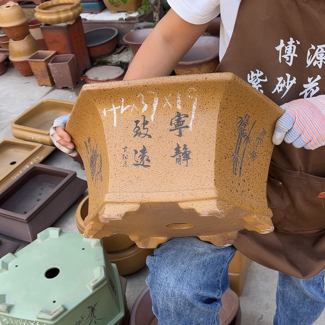 紫砂花盆盆景艺术