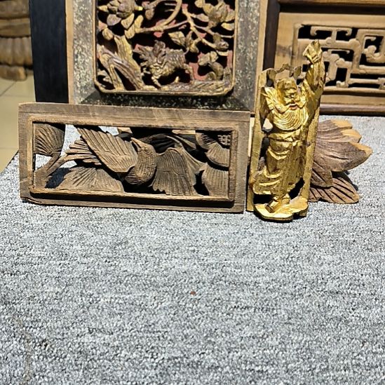 木雕花板怀旧物件