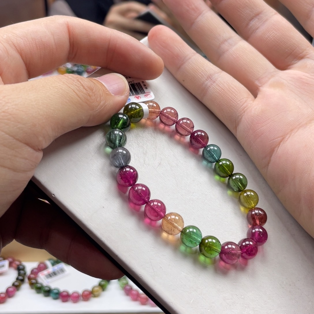 碧玺手串未镶嵌8.5mm.mmmmmmmmmm