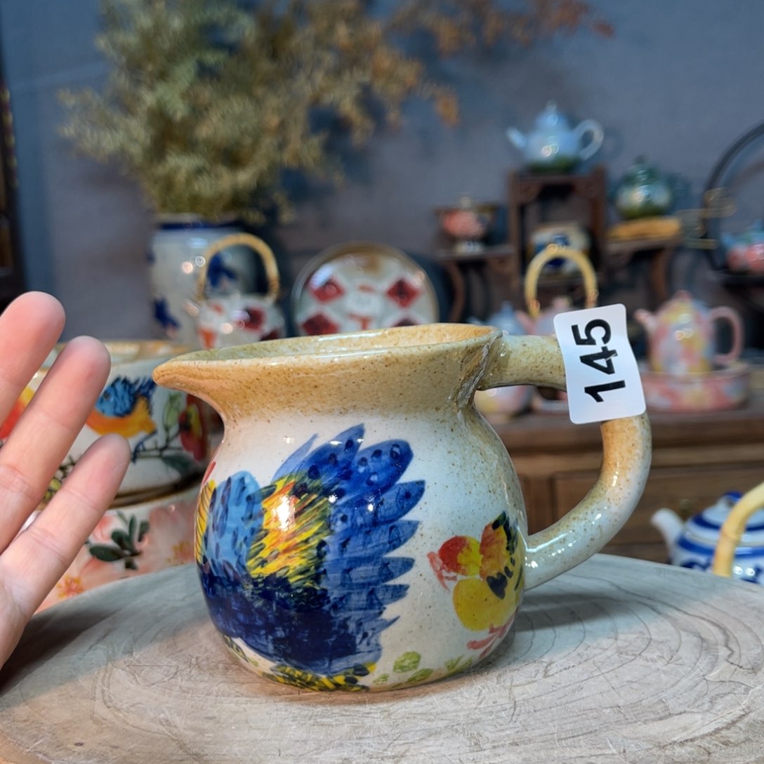 杯素浅陶瓷手工手绘