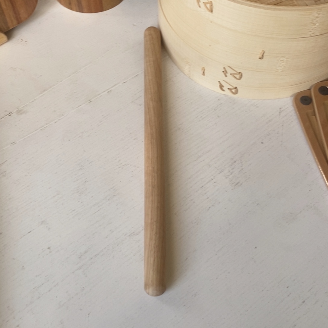 木宏**材小号橡胶木擀面棍