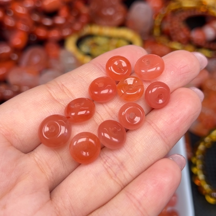 南红玛瑙未镶嵌吊坠(不含链)