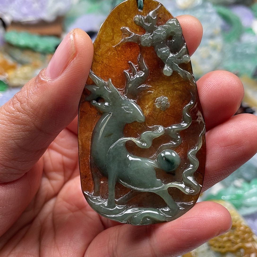颈饰未镶嵌翡翠翡玉缘翡翠