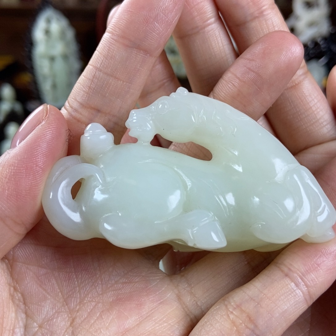 和田玉把件未镶嵌用*