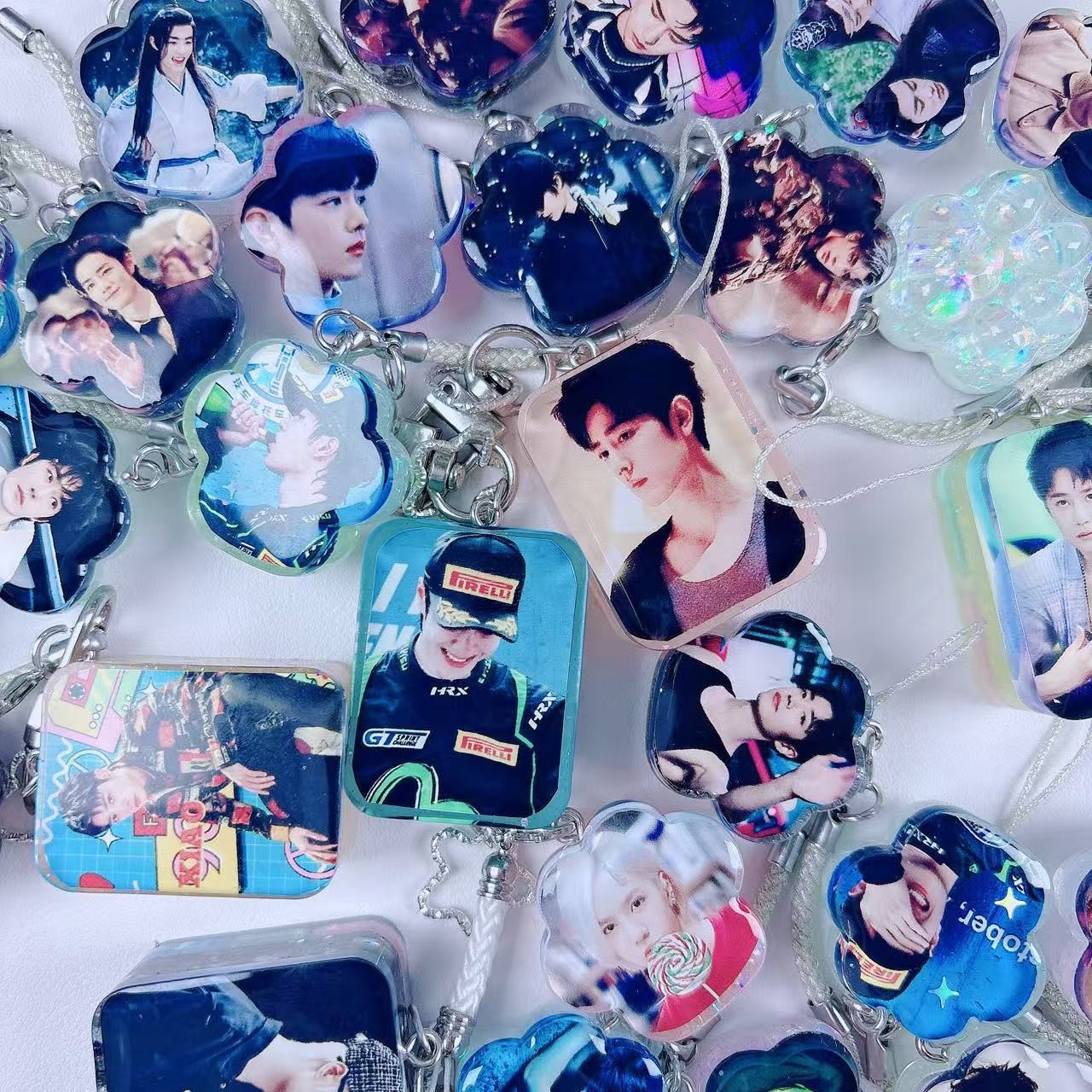 【预售滴胶小猫抠号】肖战王一博手工滴胶挂饰