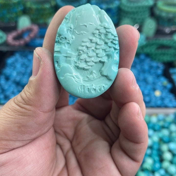 菱锰矿珠宝半成品未镶嵌