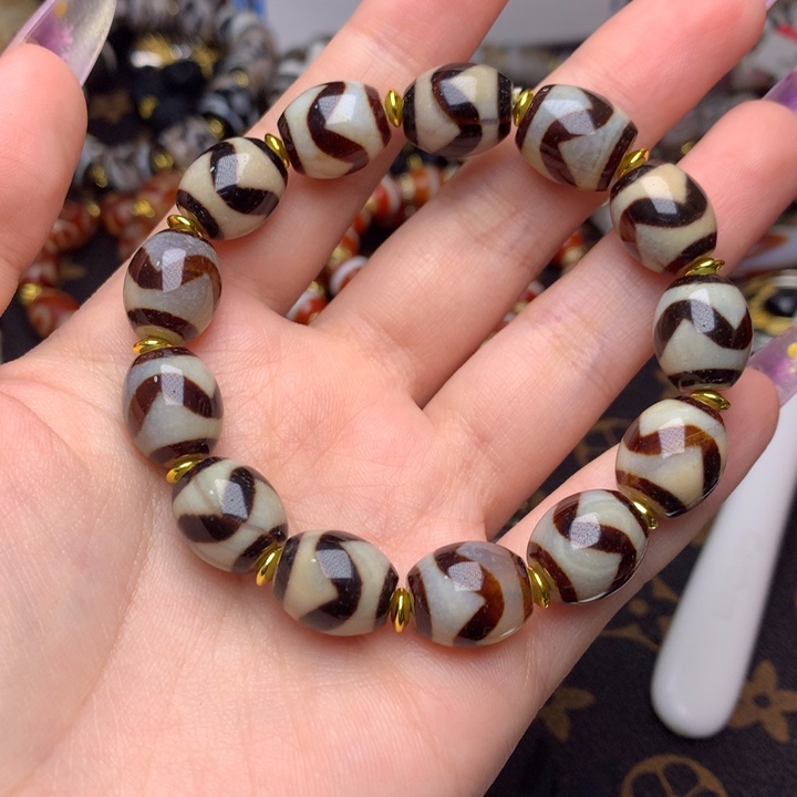 玛瑙/玉髓未镶嵌发一条