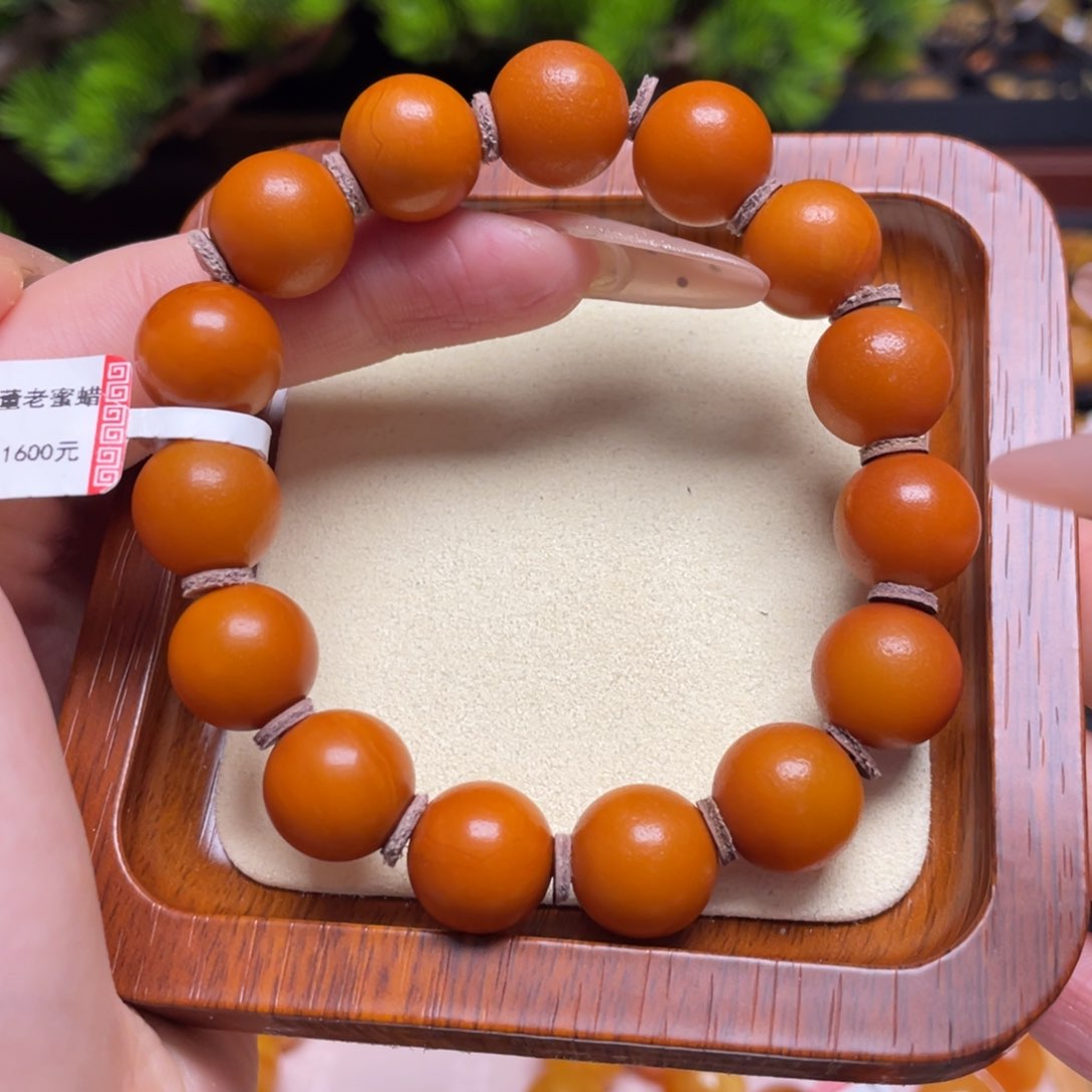 蜜蜡手链未镶嵌手串