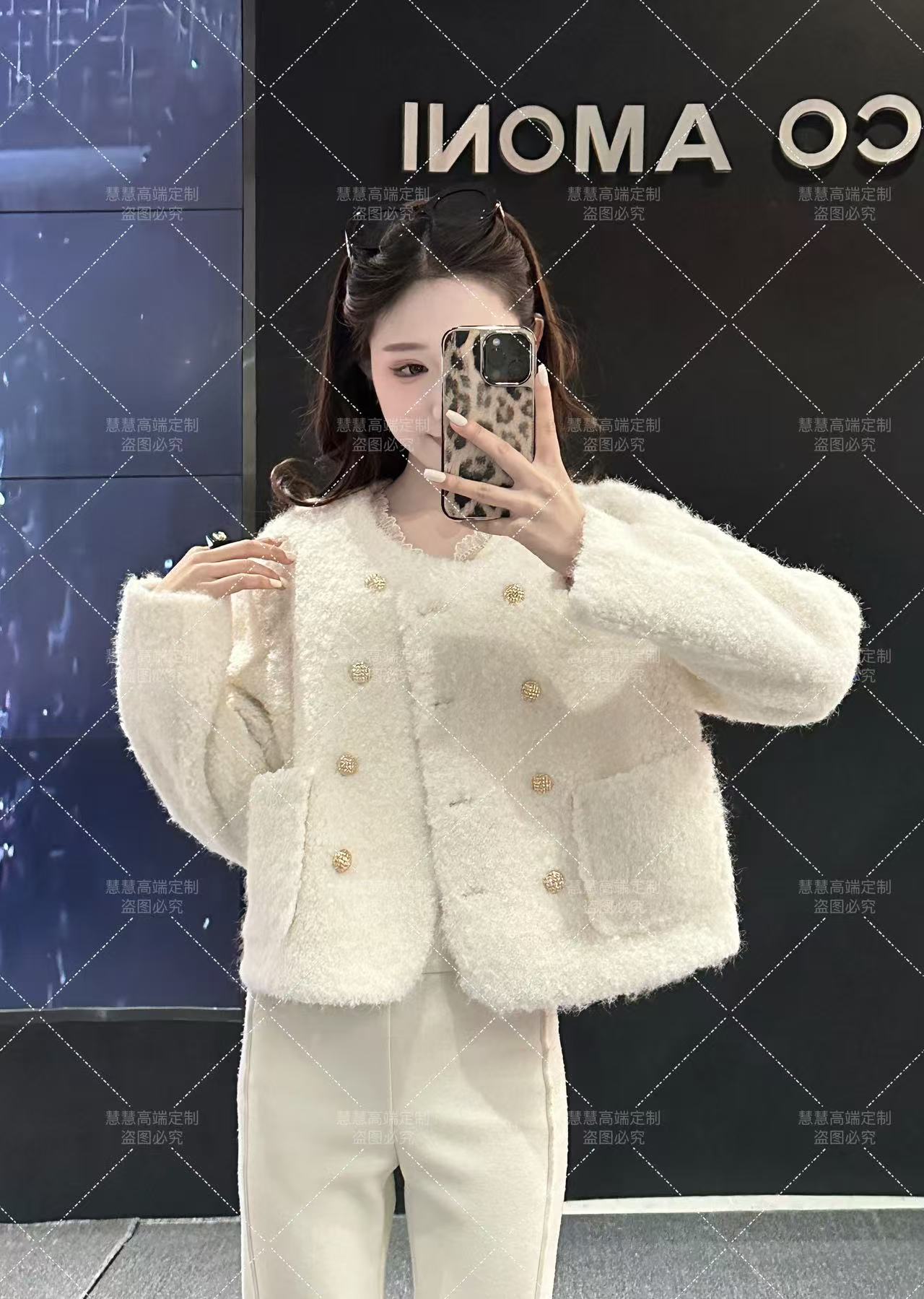 【慧慧】2024新款小香风时尚百搭原创设计师新款 轻奢外套8808