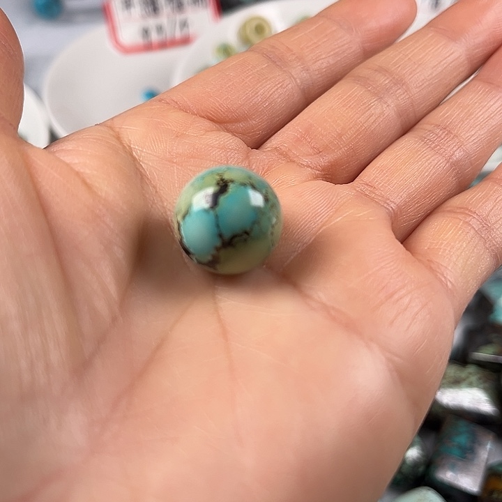 绿松石未镶嵌颈饰