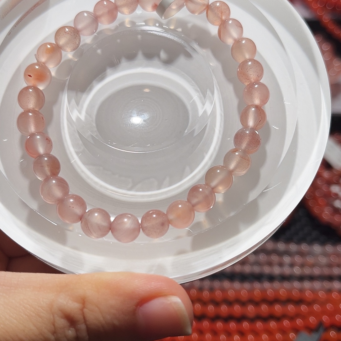 南红玛瑙未镶嵌手链