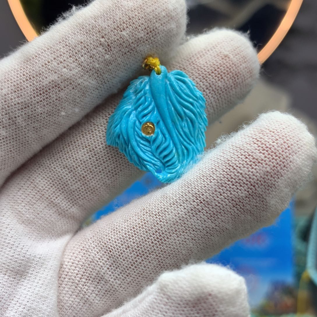 绿松石挂件未镶嵌