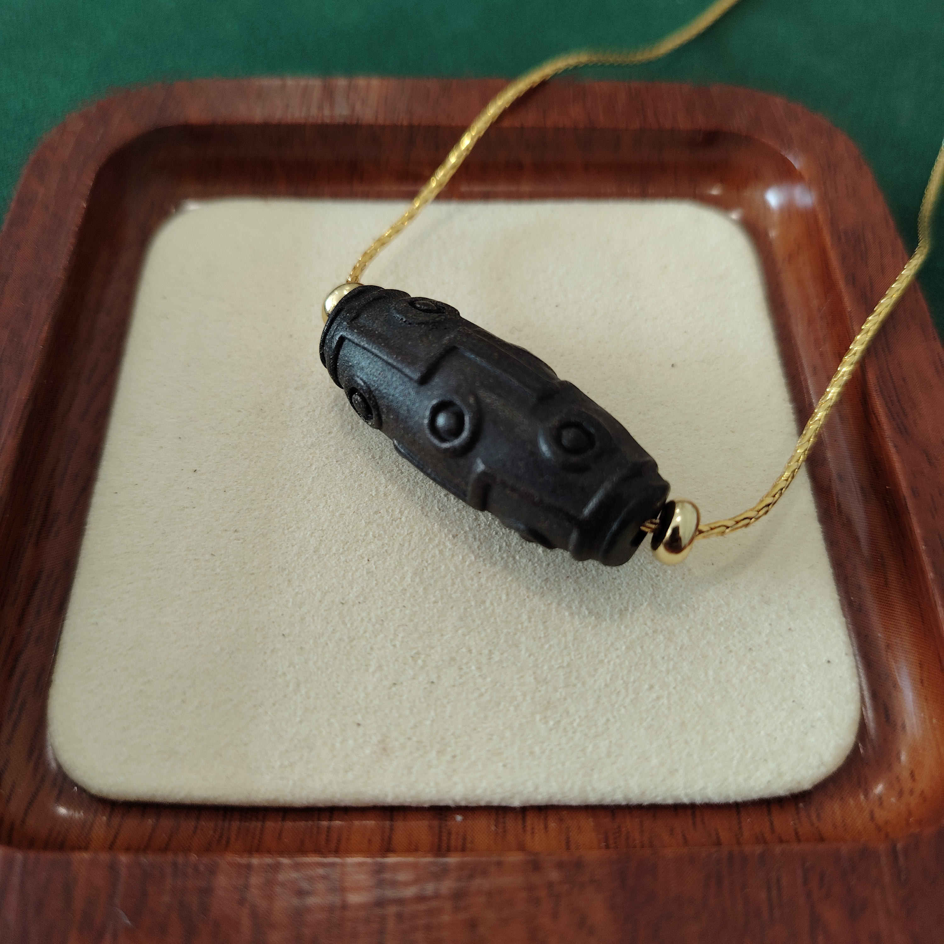 【隆华香承】九眼天珠锁骨链合香珠手作