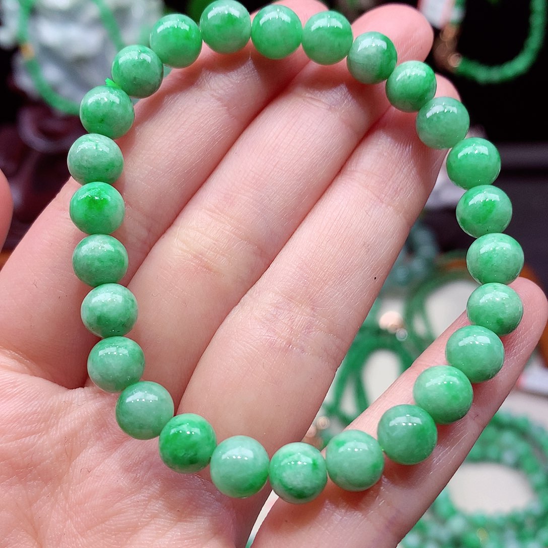 翡翠未镶嵌手链翡翠