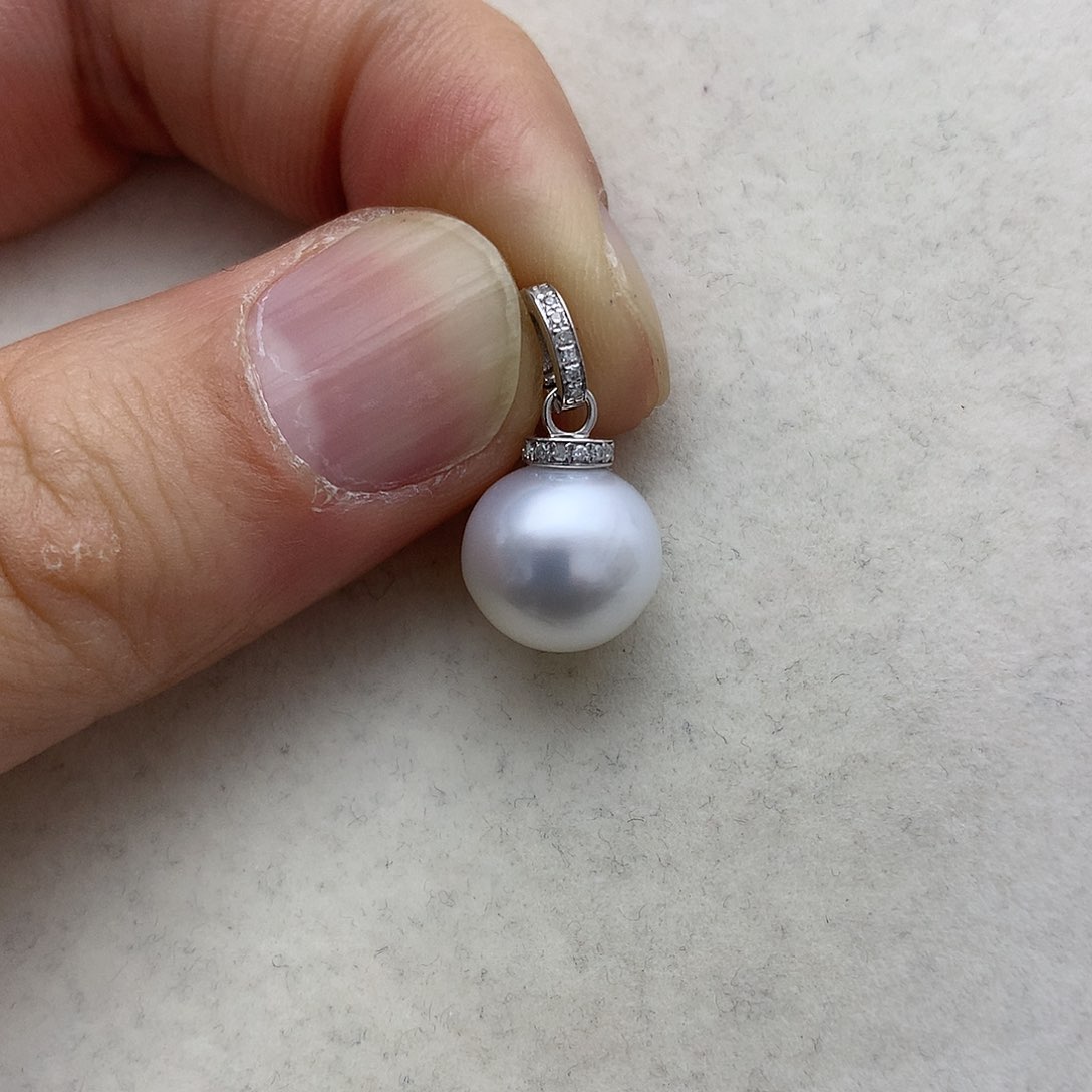 海水珍珠颈饰18K金镶嵌