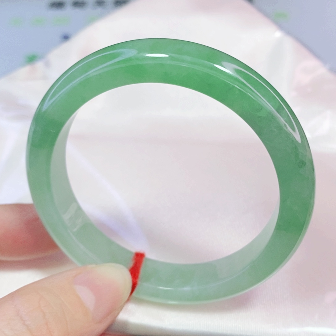 未镶嵌手镯翡翠52.3正圈