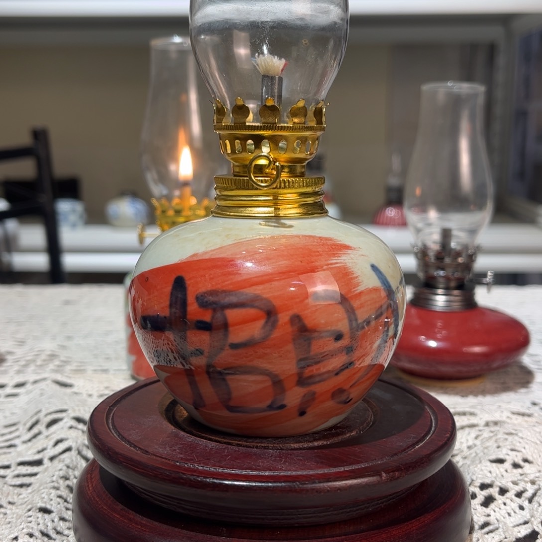 摆件景德镇陶瓷香薰灯